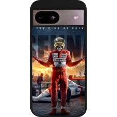 Google Pixel 8a Case Hülle - Silikon schwarz Senna The King of Rain
