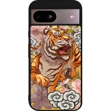 Google Pixel 8a Case Hülle - Silikon schwarz Spring 23 japanese tiger