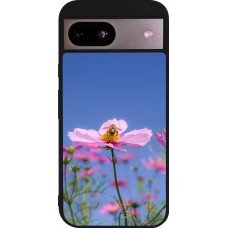 Google Pixel 8a Case Hülle - Silikon schwarz Bee on a flower Spring 2026