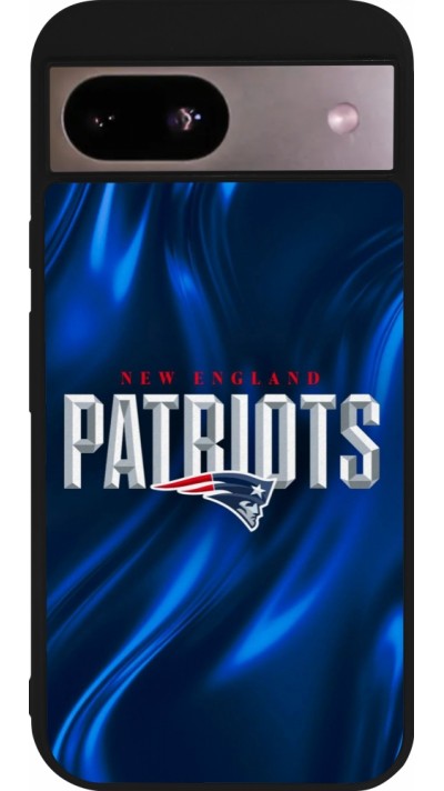 Google Pixel 8a Case Hülle - Silikon schwarz Super Bowl 26 Patriots 2