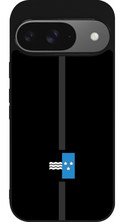 Google Pixel 9 / Pixel 9 Pro Case Hülle - Silikon schwarz Kanton AG schwarz