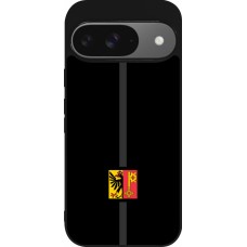 Google Pixel 9 / Pixel 9 Pro Case Hülle - Silikon schwarz Kanton GE schwarz