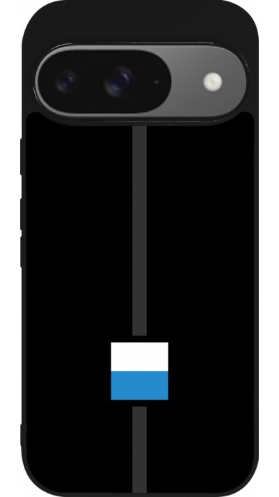 Google Pixel 9 / Pixel 9 Pro Case Hülle - Silikon schwarz Kanton LU schwarz