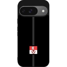 Google Pixel 9 / Pixel 9 Pro Case Hülle - Silikon schwarz Kanton OW schwarz
