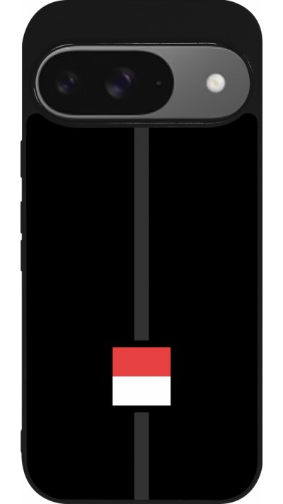 Google Pixel 9 / Pixel 9 Pro Case Hülle - Silikon schwarz Kanton SO schwarz