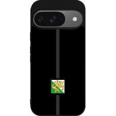 Google Pixel 9 / Pixel 9 Pro Case Hülle - Silikon schwarz Kanton TG schwarz