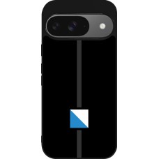 Google Pixel 9 / Pixel 9 Pro Case Hülle - Silikon schwarz Kanton ZH schwarz