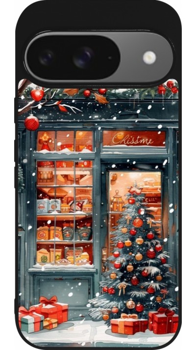 Google Pixel 9 / Pixel 9 Pro Case Hülle - Silikon schwarz Christmas 25 Xmas Shop