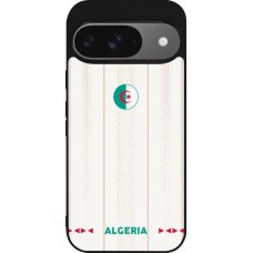 Google Pixel 9 / Pixel 9 Pro Case Hülle - Silikon schwarz Algerien 2026 personalisierbares Fussballtrikot