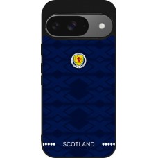 Google Pixel 9 / Pixel 9 Pro Case Hülle - Silikon schwarz Schottland 2026 personalisierbares Fussballtrikot