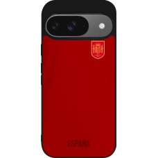 Google Pixel 9 / Pixel 9 Pro Case Hülle - Silikon schwarz Spanien 2022 personalisierbares Fußballtrikot