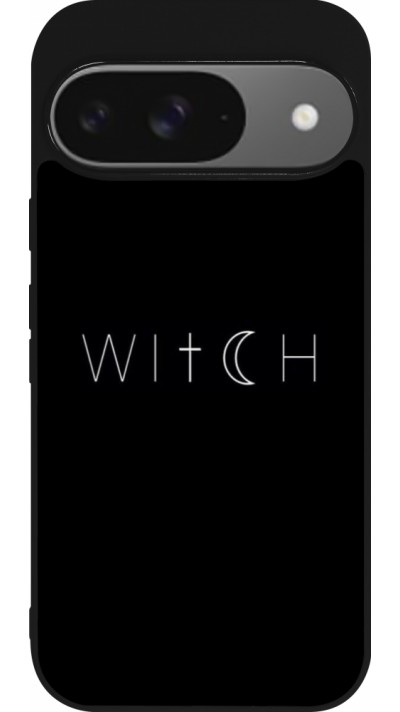 Coque Google Pixel 9 / Pixel 9 Pro - Silicone rigide noir Halloween 22 witch word Coque Google Pixel 9 / Pixel 9 Pro - Silicone rigide noir Halloween 22 witch word
