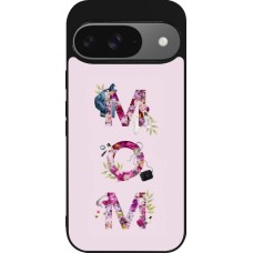 Google Pixel 9 / Pixel 9 Pro Case Hülle - Silikon schwarz Mom 2024 girly mom