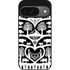 Google Pixel 9 / Pixel 9 Pro Case Hülle - Silikon schwarz Poya Schweiz 2 schwarz