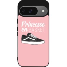 Google Pixel 9 / Pixel 9 Pro Case Hülle - Silikon schwarz princesse en basket