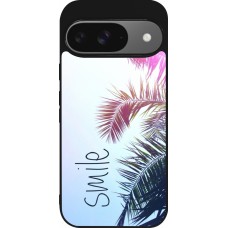 Google Pixel 9 / Pixel 9 Pro Case Hülle - Silikon schwarz Smile 05