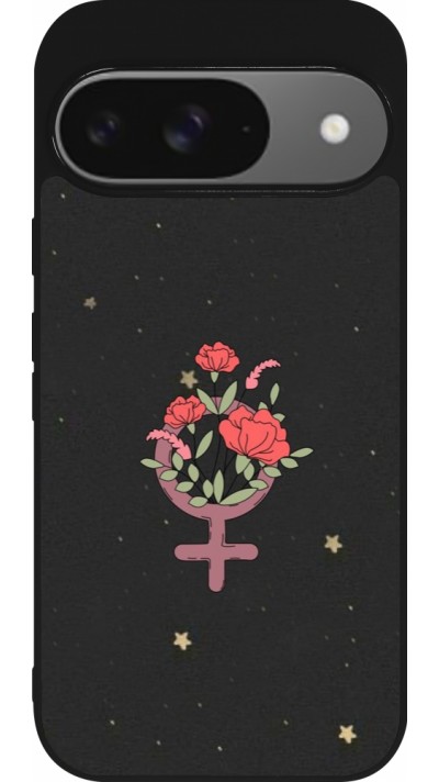Google Pixel 9 / Pixel 9 Pro Case Hülle - Silikon schwarz Womens day 2026 1