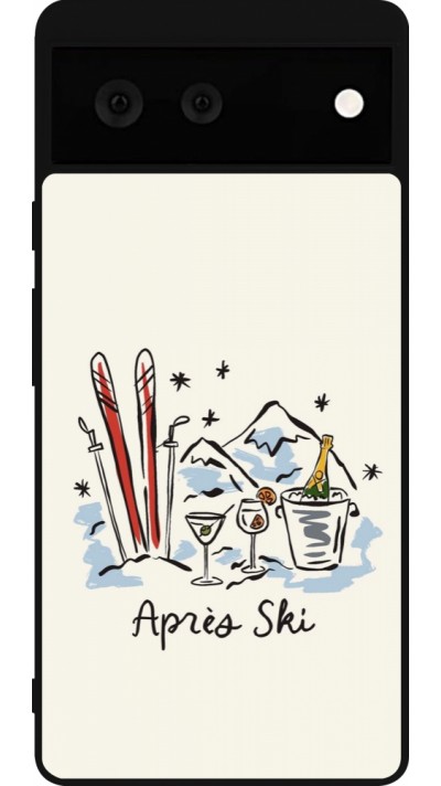 Google Pixel 6 Case Hülle - Silikon schwarz After the sky 2026