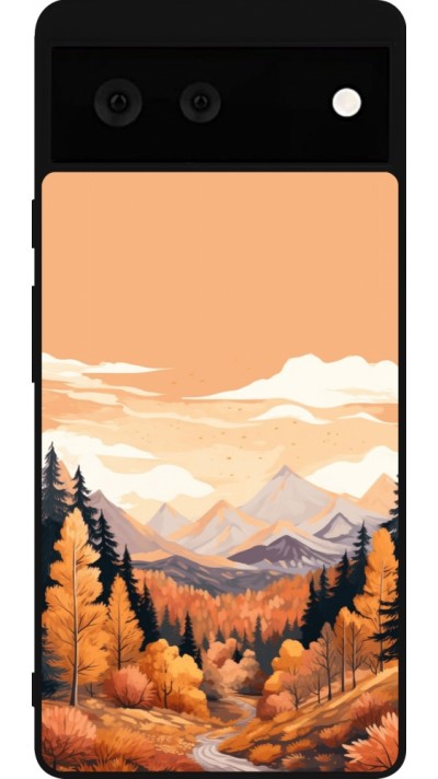Coque Google Pixel 6 - Silicone rigide noir Autumn 25 Mountains Coque Google Pixel 6 - Silicone rigide noir Autumn 25 Mountains