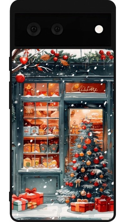 Google Pixel 6 Case Hülle - Silikon schwarz Christmas 25 Xmas Shop