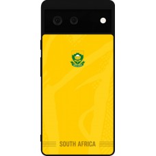 Google Pixel 6 Case Hülle - Silikon schwarz Südafrika 2026 personalisierbares Fussballtrikot