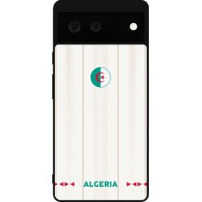 Google Pixel 6 Case Hülle - Silikon schwarz Algerien 2026 personalisierbares Fussballtrikot