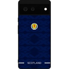 Google Pixel 6 Case Hülle - Silikon schwarz Schottland 2026 personalisierbares Fussballtrikot