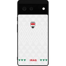 Google Pixel 6 Case Hülle - Silikon schwarz Irak 2026 personalisierbares Fussballtrikot