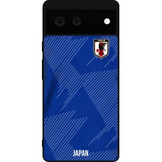 Google Pixel 6 Case Hülle - Silikon schwarz Japan 2022 personalisierbares Fussballtrikot