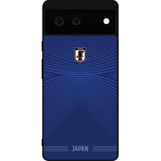 Google Pixel 6 Case Hülle - Silikon schwarz Japan 2026 personalisierbares Fussballtrikot