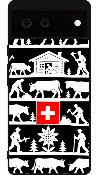 Google Pixel 6 Case Hülle - Silikon schwarz Poya Schweiz 1 schwarz