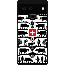 Google Pixel 6 Case Hülle - Silikon schwarz Poya Schweiz 3