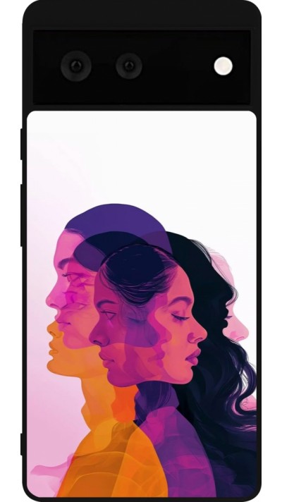 Google Pixel 6 Case Hülle - Silikon schwarz Womens day 2026 10