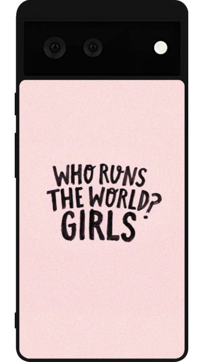 Google Pixel 6 Case Hülle - Silikon schwarz Womens day 2026 3