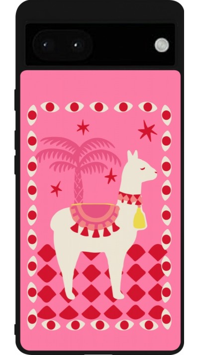 Google Pixel 6a Case Hülle - Silikon schwarz Alpaca 2026
