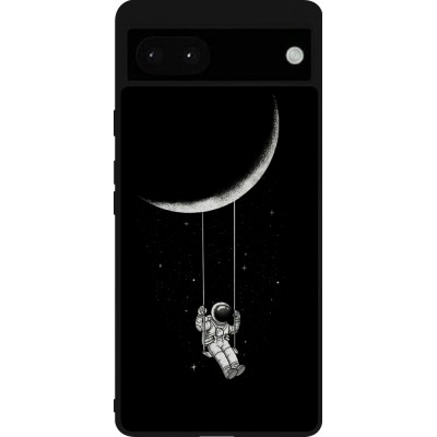 Google Pixel 6a Case Hülle - Silikon schwarz Astro balançoire
