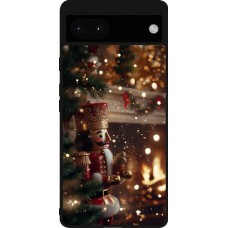 Google Pixel 6a Case Hülle - Silikon schwarz Christmas 25 Xmas Nutcracker