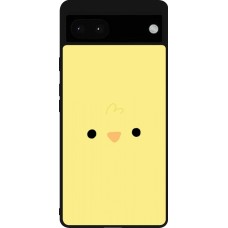 Google Pixel 6a Case Hülle - Silikon schwarz Easter 2026 Little chicken