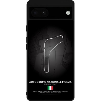Google Pixel 6a Case Hülle - Silikon schwarz F1 Track 2025 Italy