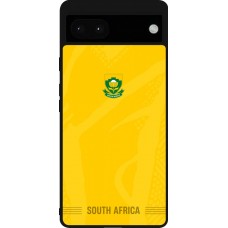 Google Pixel 6a Case Hülle - Silikon schwarz Südafrika 2026 personalisierbares Fussballtrikot