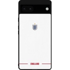 Google Pixel 6a Case Hülle - Silikon schwarz England 2026 personalisierbares Fussballtrikot