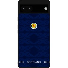 Google Pixel 6a Case Hülle - Silikon schwarz Schottland 2026 personalisierbares Fussballtrikot
