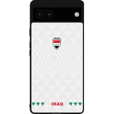 Google Pixel 6a Case Hülle - Silikon schwarz Irak 2026 personalisierbares Fussballtrikot
