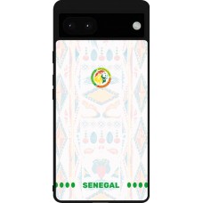 Google Pixel 6a Case Hülle - Silikon schwarz Senegal 2026 personalisierbares Fussballtrikot