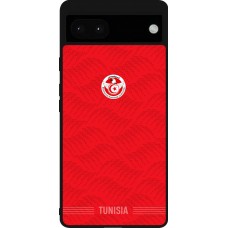 Google Pixel 6a Case Hülle - Silikon schwarz Tunesien 2026 personalisierbares Fussballtrikot