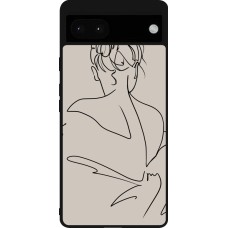 Google Pixel 6a Case Hülle - Silikon schwarz Salnikova 05