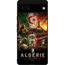 Google Pixel 6a Case Hülle - Silikon schwarz Fussball Algerien splash 2026