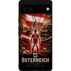 Google Pixel 6a Case Hülle - Silikon schwarz Fussball Österreich splash 2026