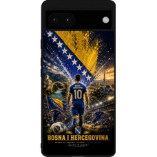 Google Pixel 6a Case Hülle - Silikon schwarz Fussball Bosnien und Herzegowina splash 2026