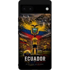 Google Pixel 6a Case Hülle - Silikon schwarz Fussball Ecuador splash 2026